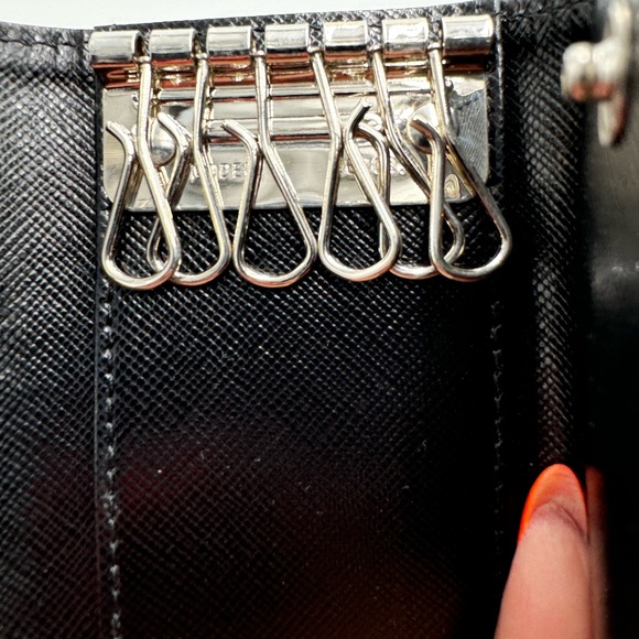 Prada Nylon 6 Key Case Holder Black - Picture 8 of 8